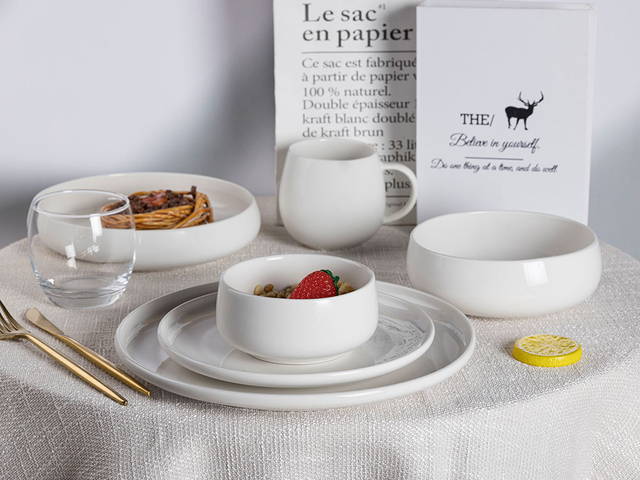 Bestsellery: nowoczesny, porcelanowy zestaw naczyń kuchennych