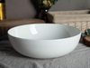 Nowy, gładki zestaw obiadowy z porcelany kostnej